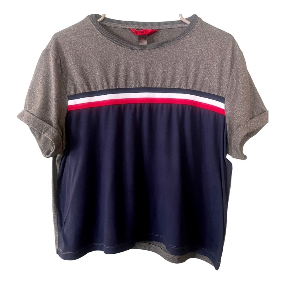 Hot Kiss Color Block T Shirt